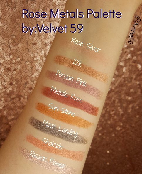 Rose Metals Palette by Velvet 59 