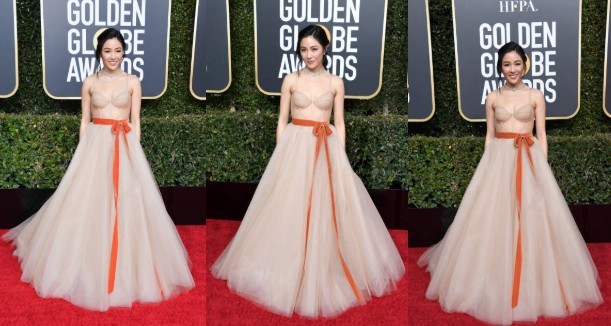 Constance wu clearance golden globes dress